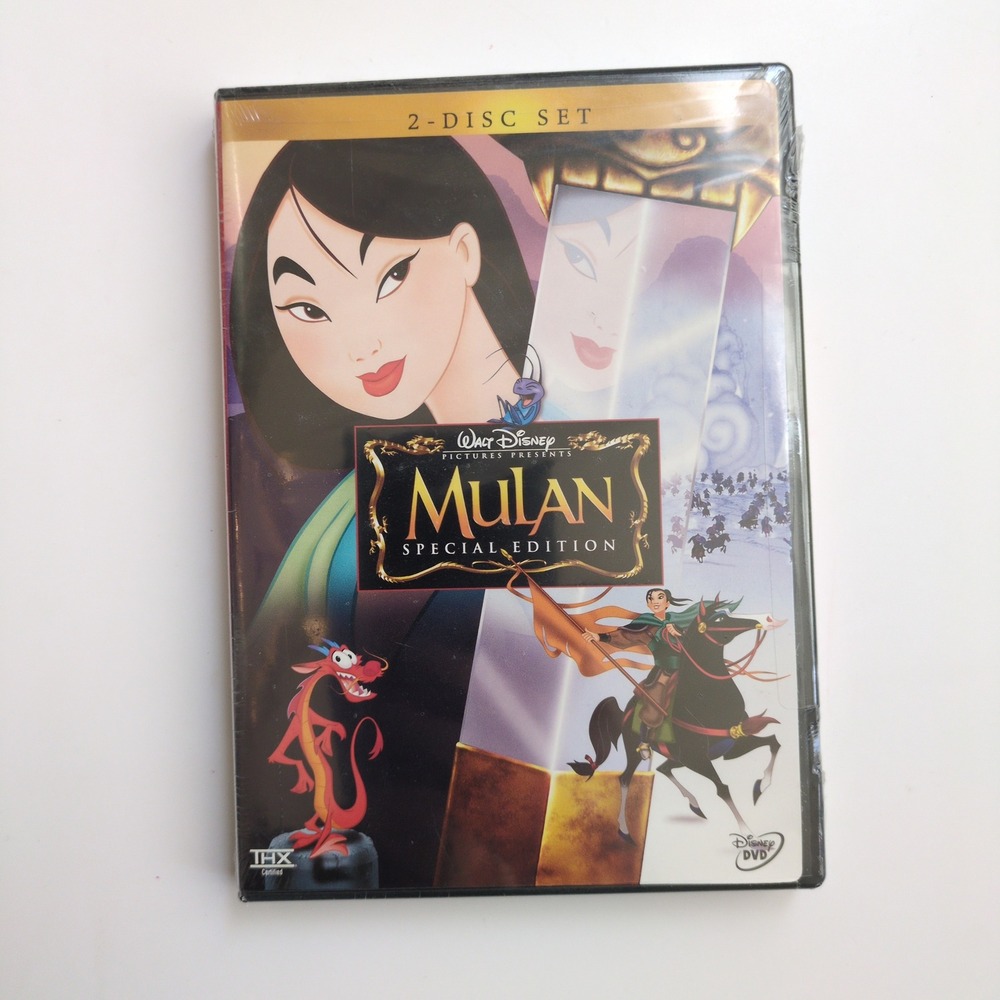 Disney Mulan DVD Special Edition 2-Disc Set New Sealed G Rating Animated Movie